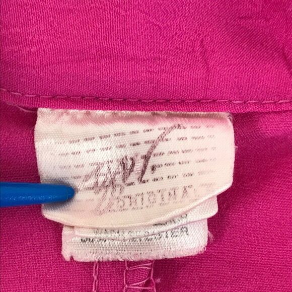 Vintage GVL Originals Collared Geometric Top Women's Plus 1X Aztec Embellished - Picture 11 of 13